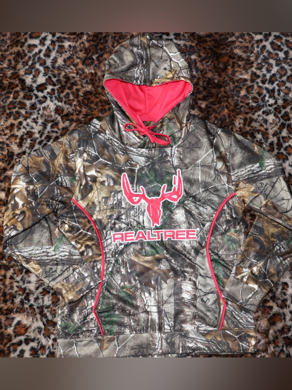 Realtree Camo Hoodie with Pink Accents